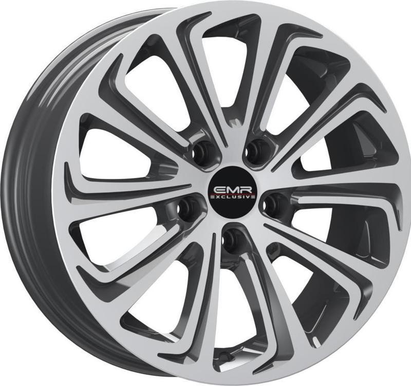 -G690-103 7.0x16" -5x108 ET35 73.1 Titan Grey Diamond Jant (4 Adet)