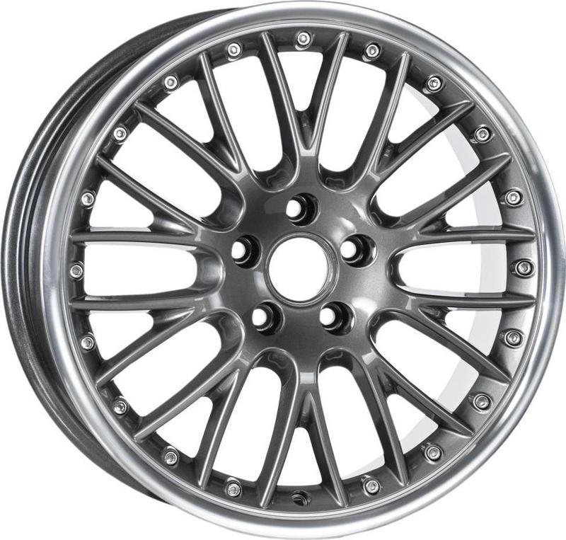 -E441-18 8.0x18-5x112 ET45 66.45 Gun Metal Lip Jant (4 Adet)