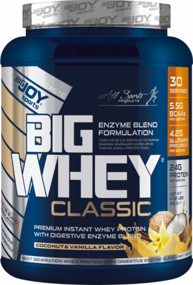 Bigjoy BigWhey Classic Whey Protein Hindistan Cevizi&Vanilya 915 gram