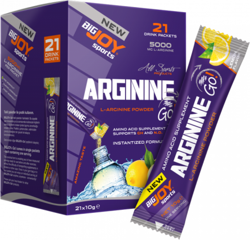 Bigjoy Arginine Go! Aromalı 21 Adet x 10 gr. (210 gr) - Limon