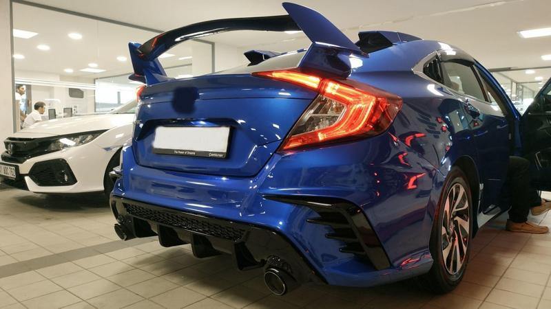 Honda Civic Uyumlu Fc5 2016-2020 Arka Tampon Fc-450 Model(Boyasız)