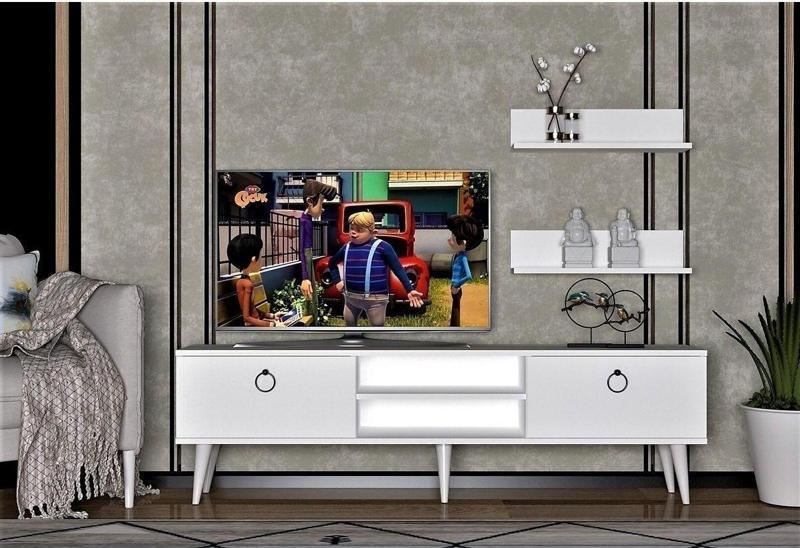 DemonteHome Mi̇lanodh Tv Üni̇tesi̇ 150 Cm Beyaz