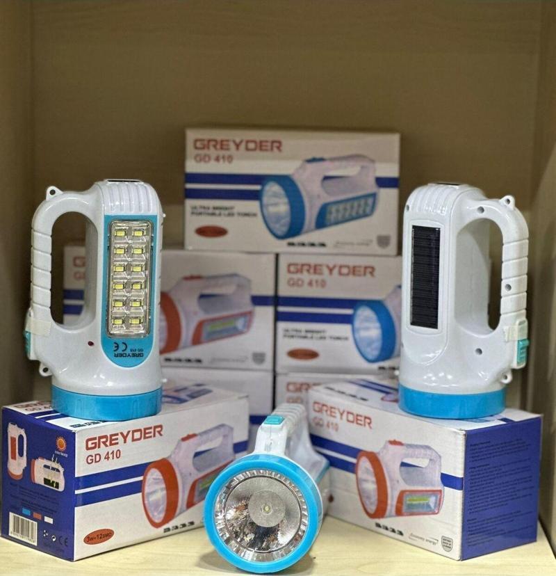ŞARJLI SOLAR FENER GREYDER 3 W 12 SMD LED