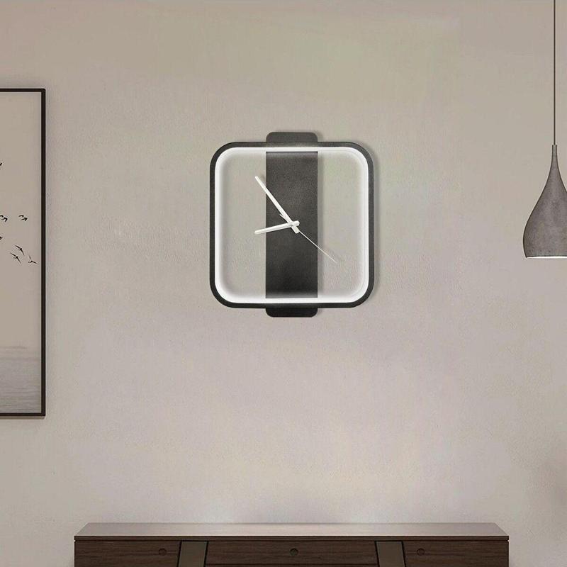 Sconce Özel Tasarım Saat Duvar Aplik Led (Elektrik Bağlantısı Gerektirir)