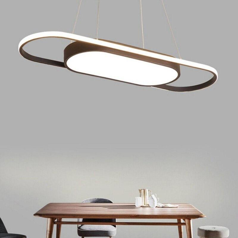 Oval Armatür Çevresinde 70X18 cm Eko Çember Sarkıt Led Avize Vxl34201 40X16 cm