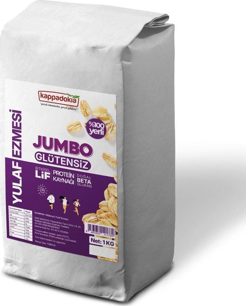 Jumbo Glütensiz Yulaf Ezmesi. Ekonomik Boy. 1 Kg