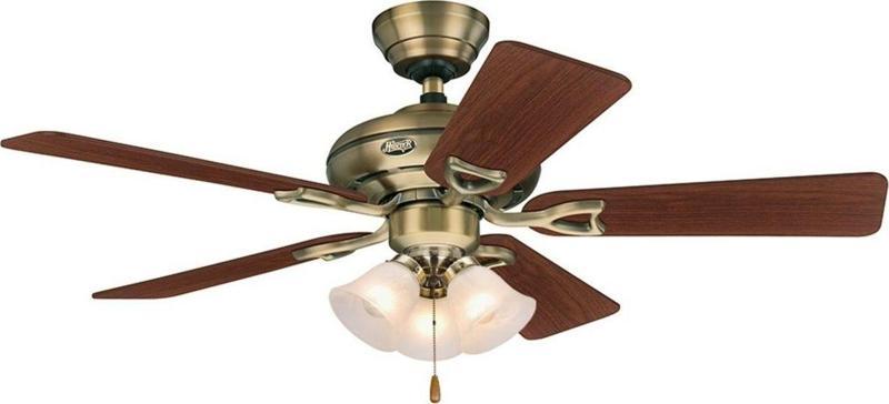 Seville Antik Pirinç - 112 Cm. 3 Lü Aydınlatmalı Tavan Vantilatörü