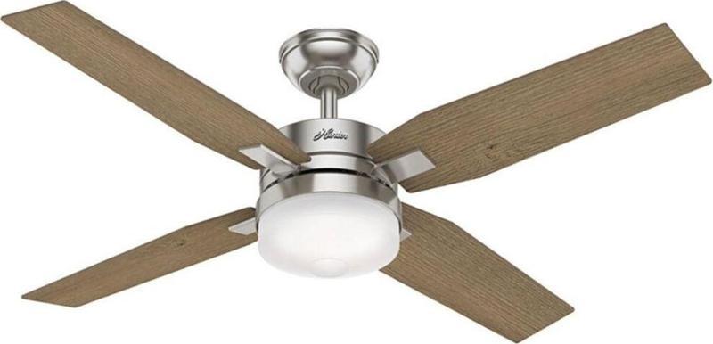 Mercado Fırçalanmış Nikel - 127 Cm. Aydınlatmalı Tavan Vantilatörü