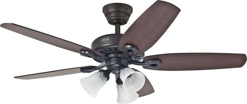 Builders Plus Çağdaş Bronz- 132 Cm. Aydınlatmalı Tavan Vantilatörü