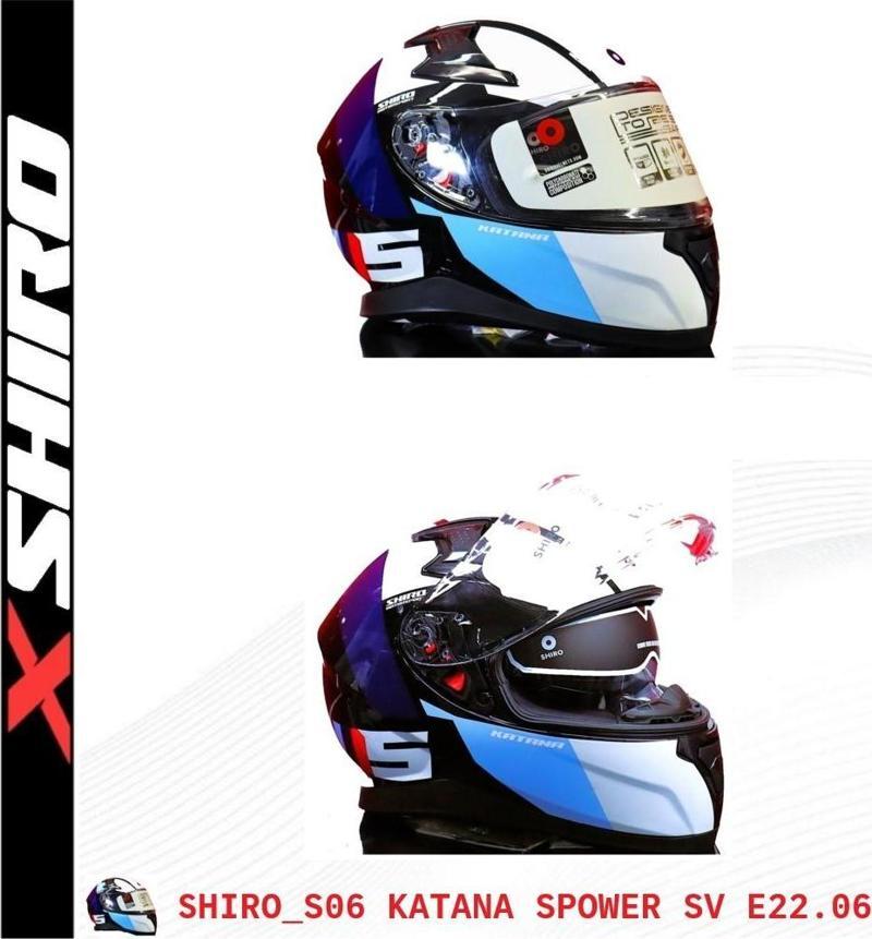 SHIRO KASK 100206 FULLFACE KATANA SMSPORT_M SUNVIZOR