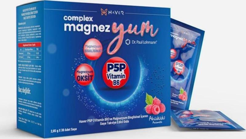 Complex Magnezyum Night 30 Saşe | Ahududu Aromalı