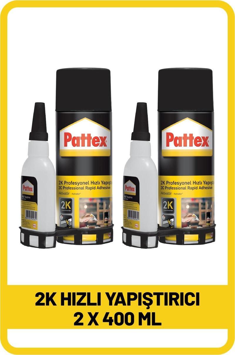 2K Hızlı Yapıştırıcı 400ml x 2 Adet