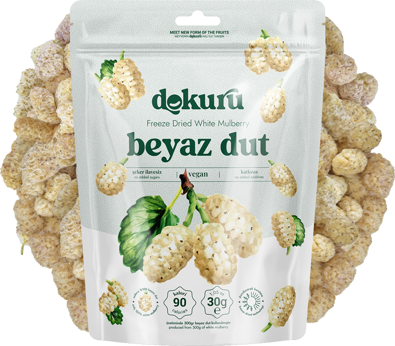 Freeze Dried Beyaz Dut 30 gr