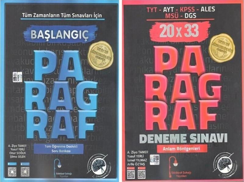Edebiyat Sokağı Paragraf Başlangıç Soru Bankası ve Deneme Seti 2 Kitap