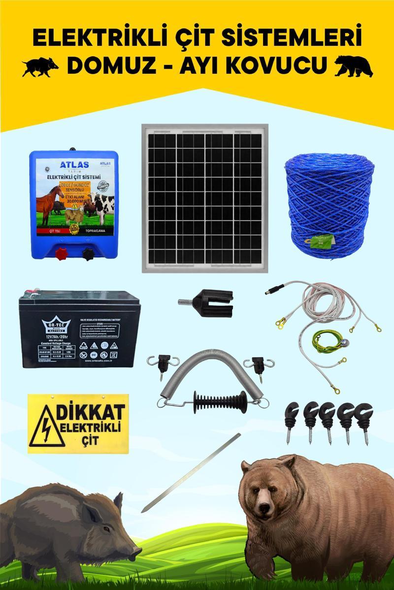 EKONOMİK ELEKTRİKLİ ÇİT 5 YIL GARANTİ 1500MT SET ÖMÜRLÜK ÜRÜN NO3