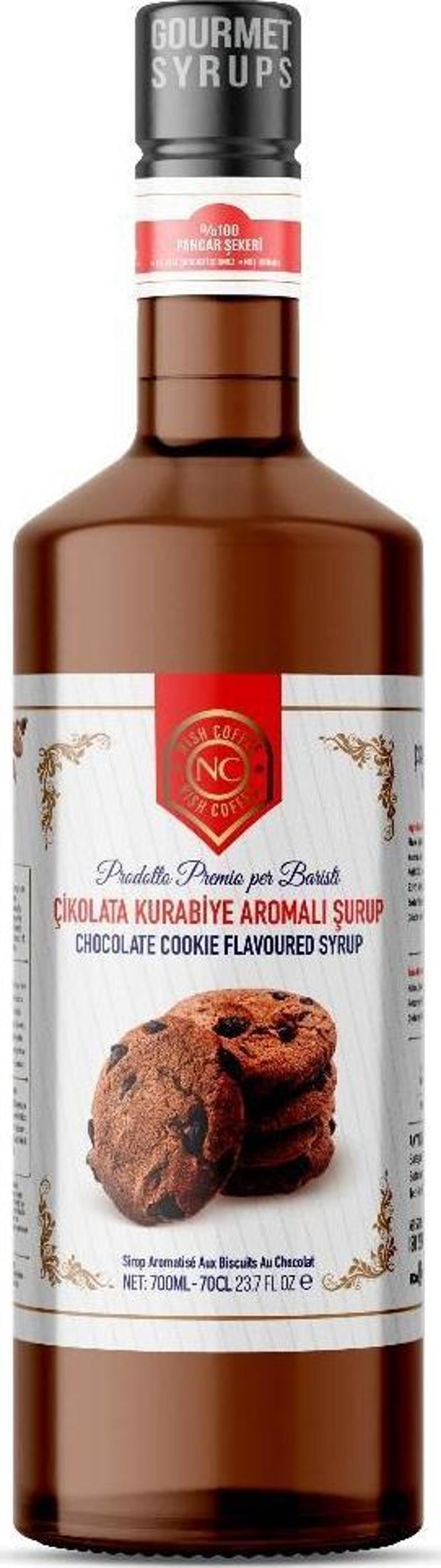 Nish Çikolata Kurabiye Aromalı  Şurup 700 ML - Pet Şişe