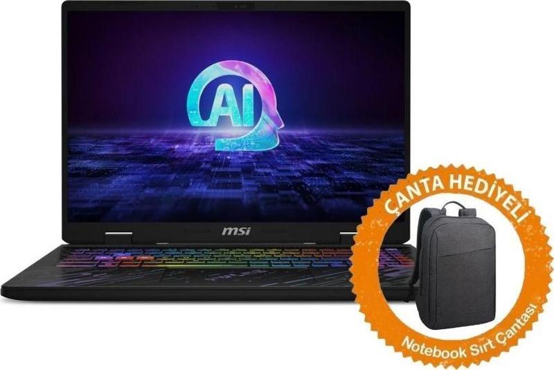 PULSE 16 AI C1VFKGC9-093XTRC9 İntel Core Ultra 7 155H 16GB 1TB SSD RTX4060 Windows 11 Home 16" WUXGA 144Hz IPS +Çantalı