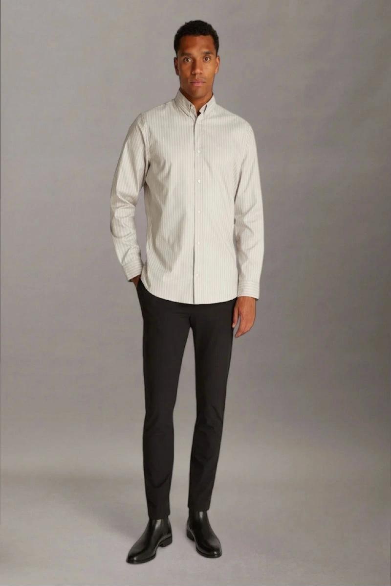 OXFORD STRETCH STRIPE SHIRT