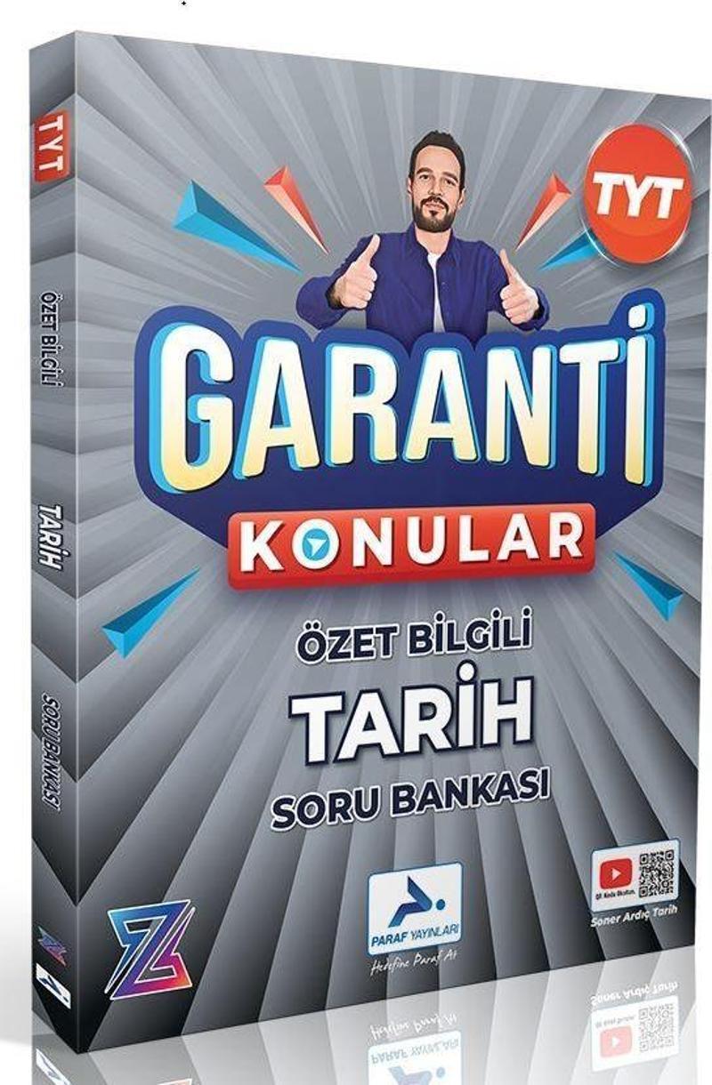 Paraf Z Takım TYT Tarih Garanti Konular Soru Bankası