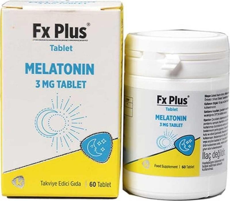 FX PLUS Melatonin 3mg 60 Tablet 8698751000343