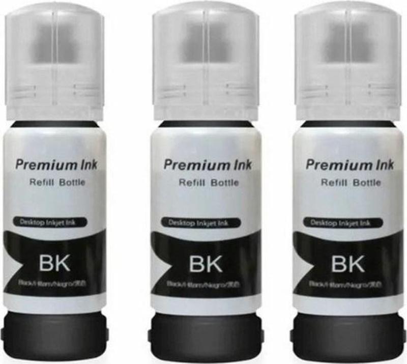 Epson 103 Ecotank L3210 Siyah Ithal Muadil Mürekkep 70 ml / 3 Adet