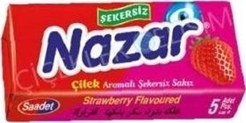 SAKIZ 5Lİ ÇİLEK 7GR