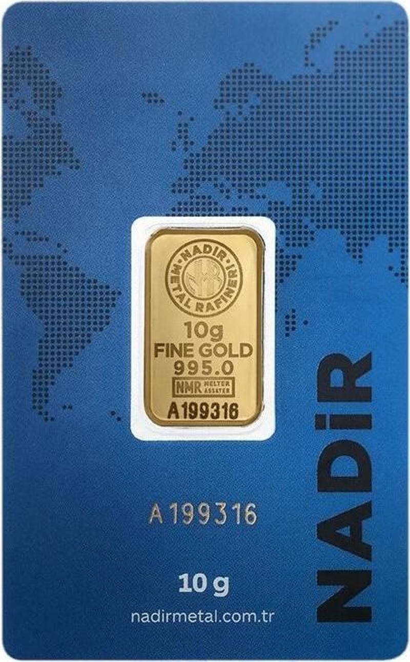 10 gr 24 Ayar 995 Milyem NadirGold Gram Altın NDR-995-10G