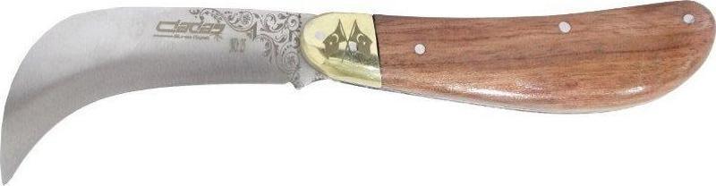 Aşı Bıçağı Eğri Ağız Ahşap Sap 19cm- Bursa