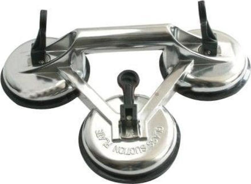 60313 Cam Vantuzu Üçlü  Alüminyum 115mm