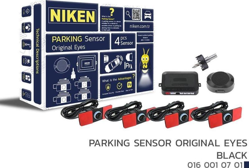 Park sensörü ve ses ikazlı siyah oem Tüm modellere uyumlu Niken