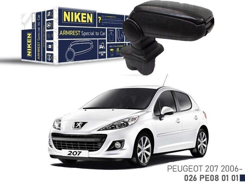 Niken Peugeot 308 2007-2013 Arası Araca Özel Kol Dayama Siyah