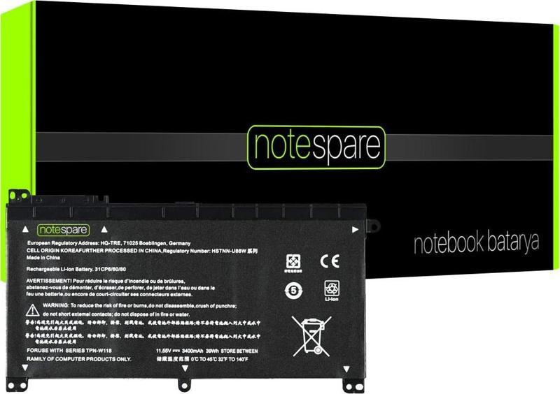 Hp Stream 14-ax002nt (1JL58EA), 14-ax007nt (2EQ04EA) Uyumlu Notebook Batarya Pil