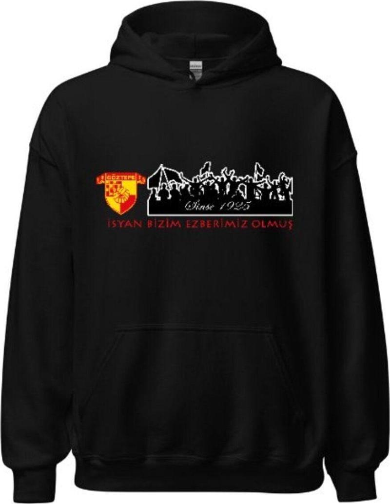 Göztepe Kapşonlu Sweatshirt - İsyan Bizim Ezberimiz Olmuş