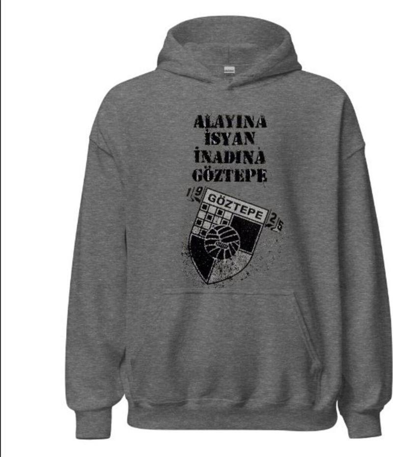 Göztepe Kapşonlu Sweatshirt - Alayına İsyan İnadına Göztepe