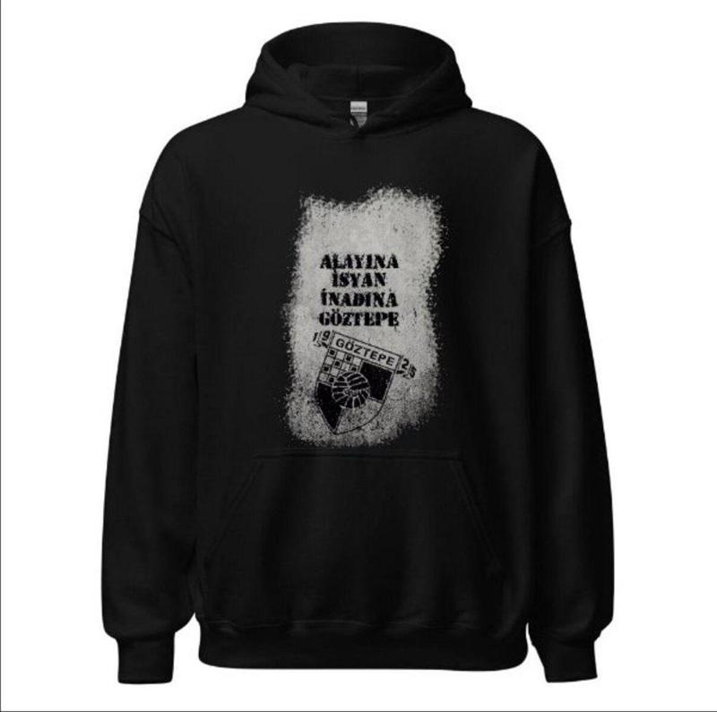 Göztepe Kapşonlu Sweatshirt - Alayına İsyan İnadına Göztepe