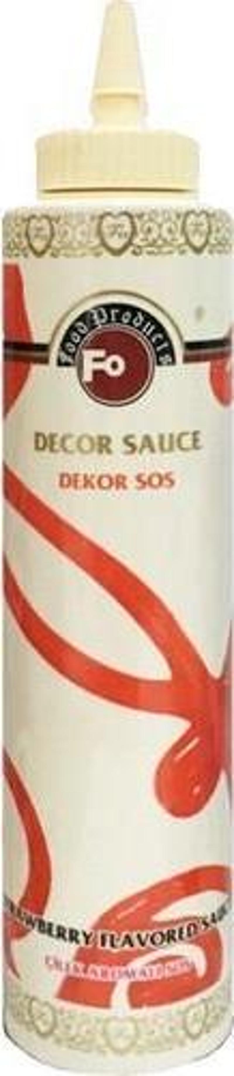 Çilekli Dekor Sos 750 g