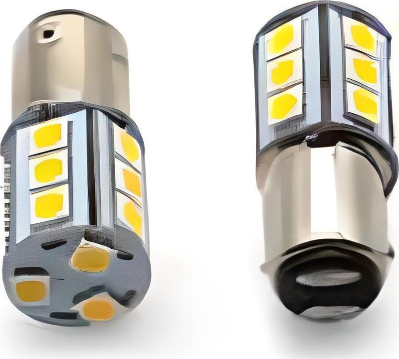 AMPUL B15 18SMD, DÜZ TIRNAK (2'Lİ) BEYAZ 9-30V