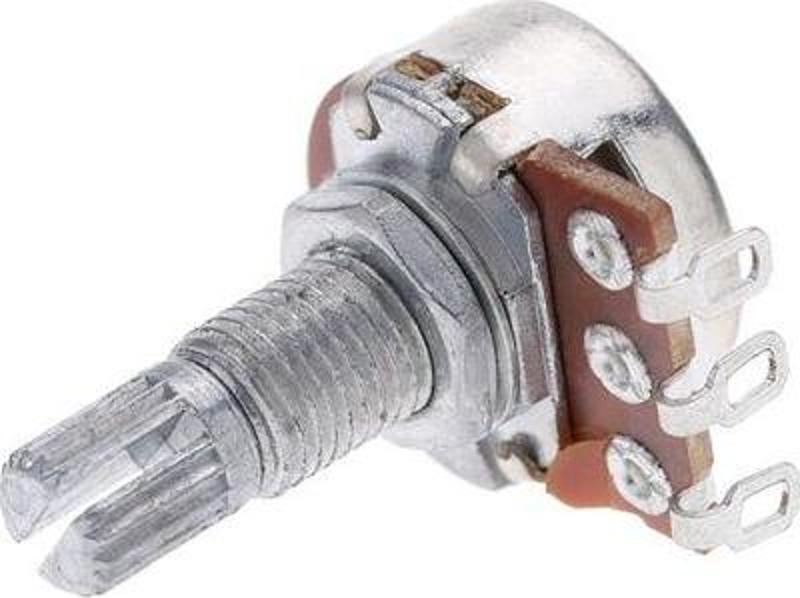 A10K (18mm)  Elektro ve Bas Gitar Ton Kontrol Potansiyometresi