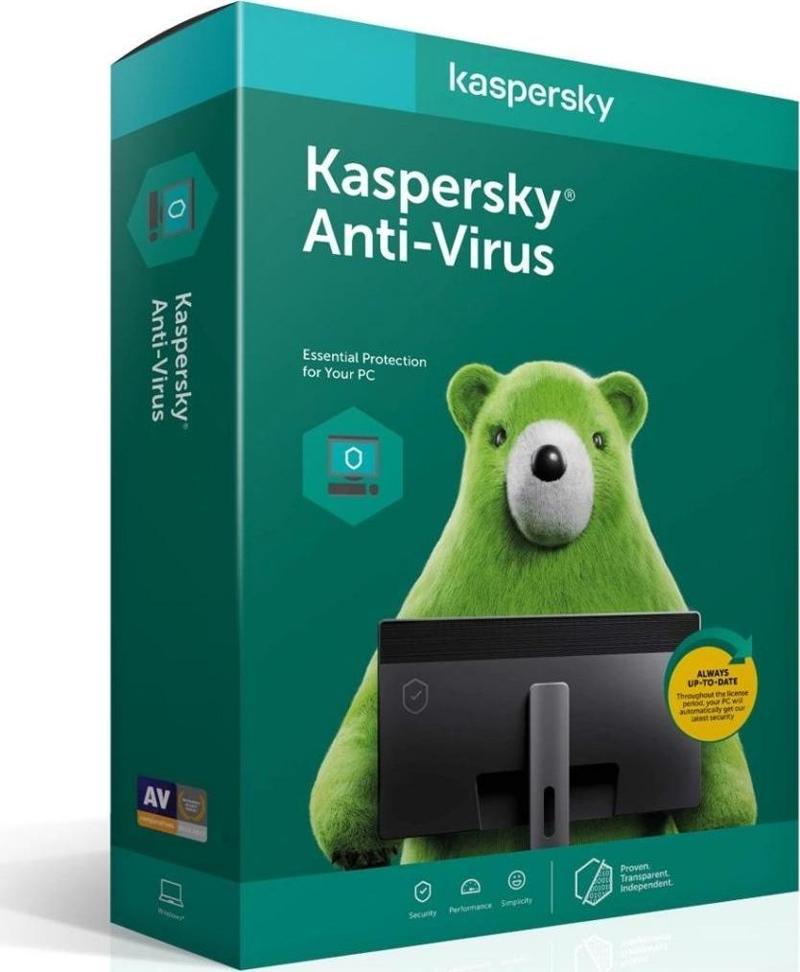 Antıvırus 5 Kullanıcı, 1 Yıl, Kutulu Ürün