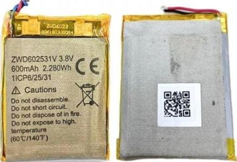 Alcatel Mt40 Akıllı Saat Pili, Bataryası (Zwd602531v)