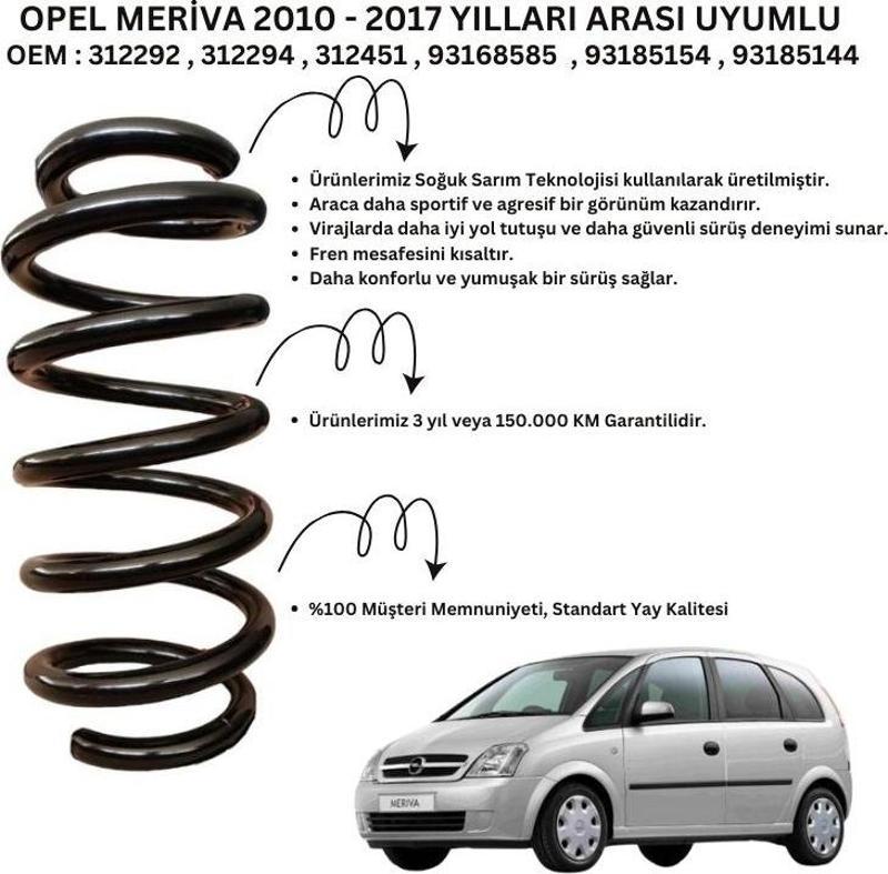 ST124518F - 2010-2017 Opel Meriva Ön Helezon Yay Takımı (2 Adet)