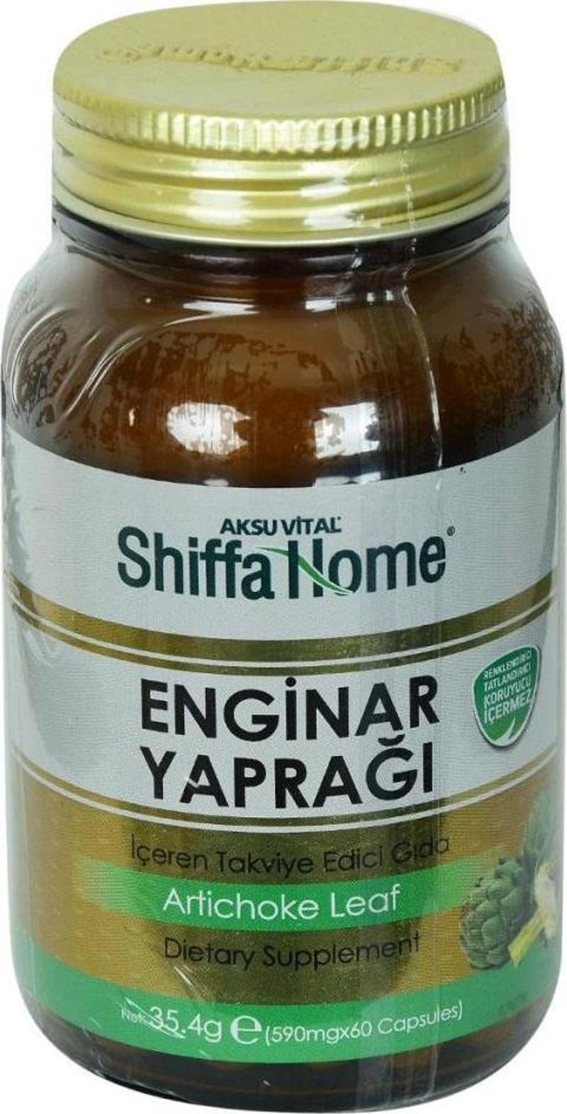 Shiffa Home Enginar Yaprağı Artichoke Leaf 590Mg x 60 Kapsülü