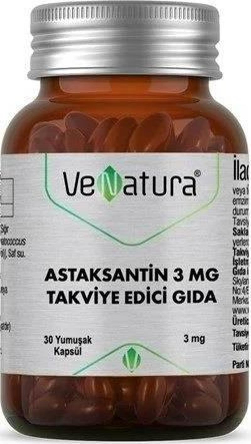 Astaksantin 3mg 30 Kapsül