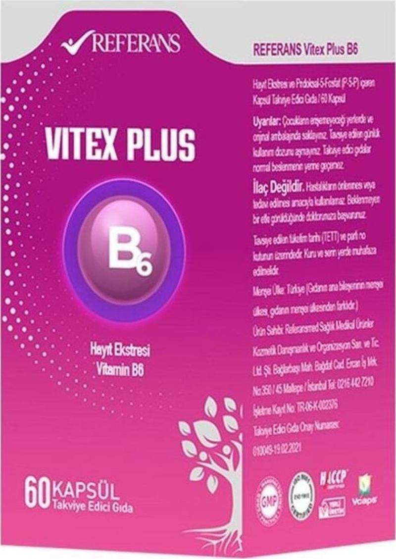 Vitex Plus B6 60 Kapsül