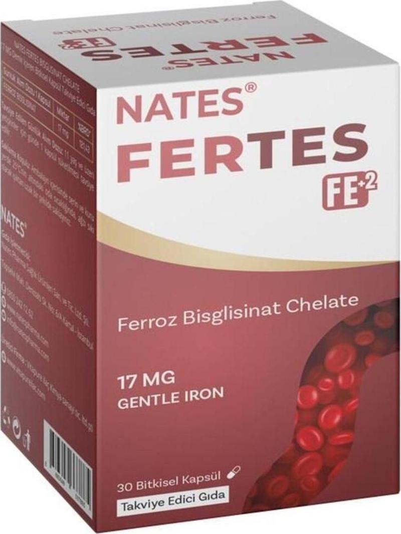 Nates Fertes Demir 30 Kapsül