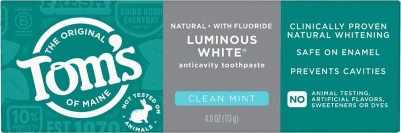 Luminous White Florürlü Anti-Çürük Diş Macunu Temiz Nane 113 gr