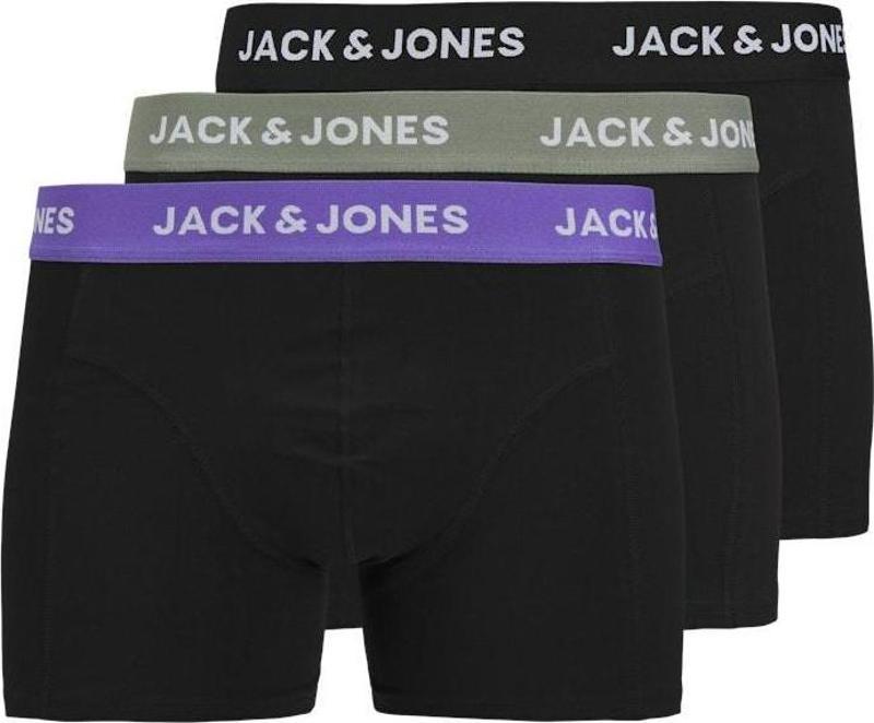 Jack Jones Caxel Solıd 3 Lü Paket Erkek Boxer 12268482