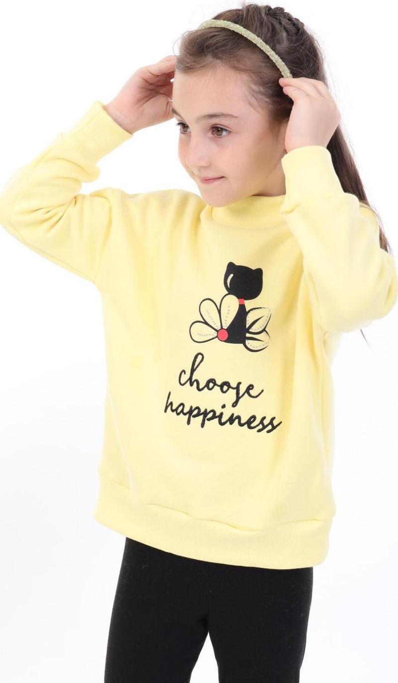 Toontoy Kız Bebek Baskılı Sweatshirt