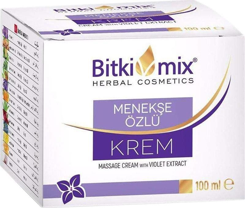 Bitkimix Menekşe Özlü Krem 100 Ml