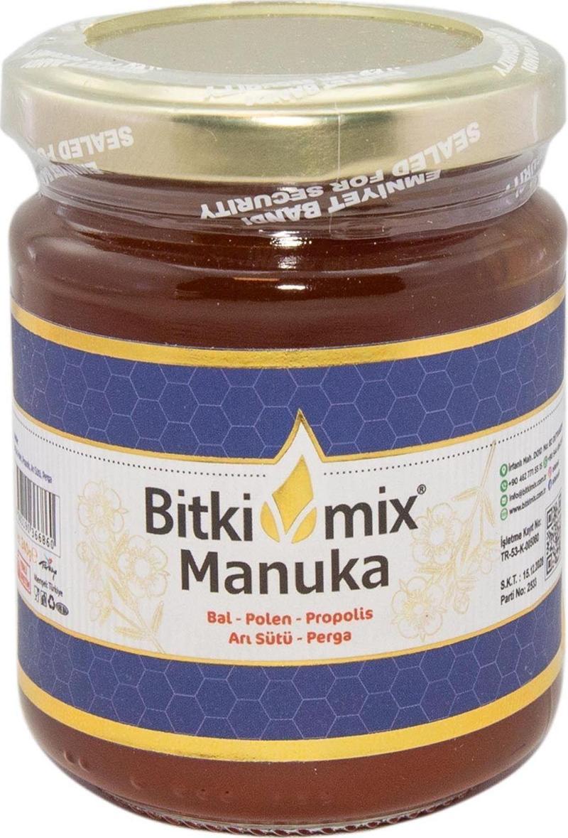 Bitkimix Manuka Bal - Polen - Propolis - Arı Sütü - Perge 240 Gr